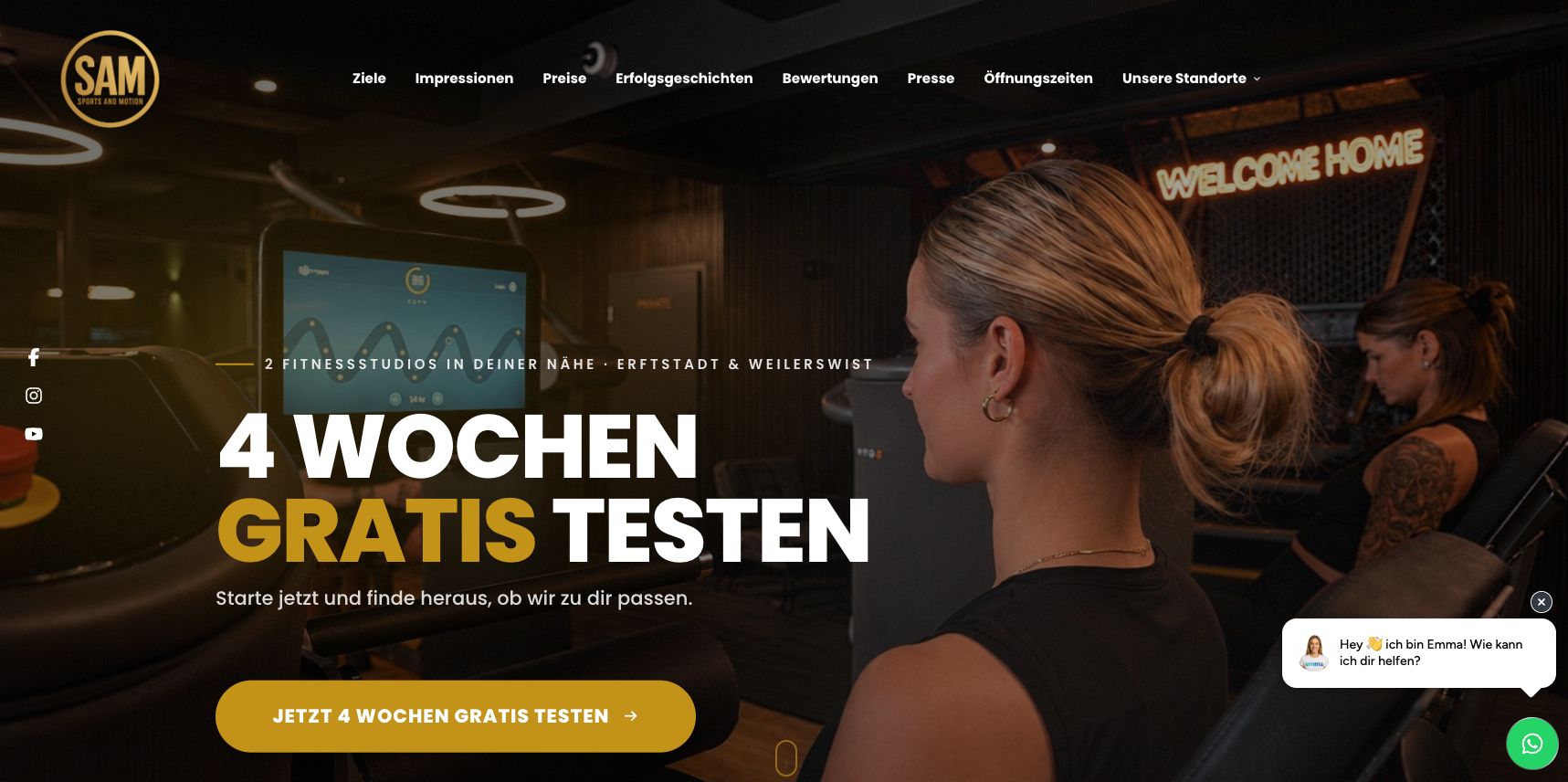Vorschau der neu gestalteten Website